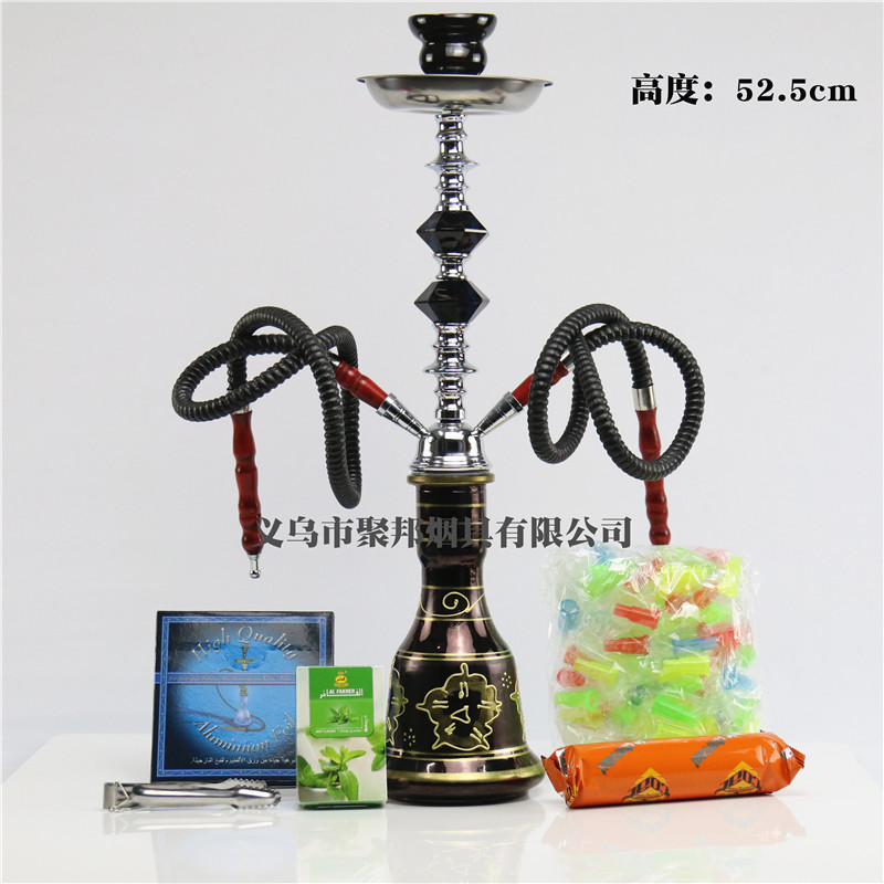 清吧hookah shisha set阿拉伯水烟筒膏全套多人用酒吧水烟壶家用