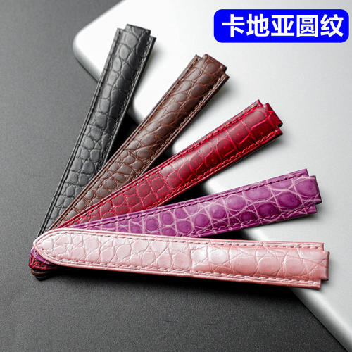 圆纹美洲鳄鱼皮表带男女