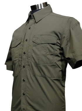 5.11 打击者短袖衬衫 511男速干短袖衬衫翻领通勤战术衬衫 71354