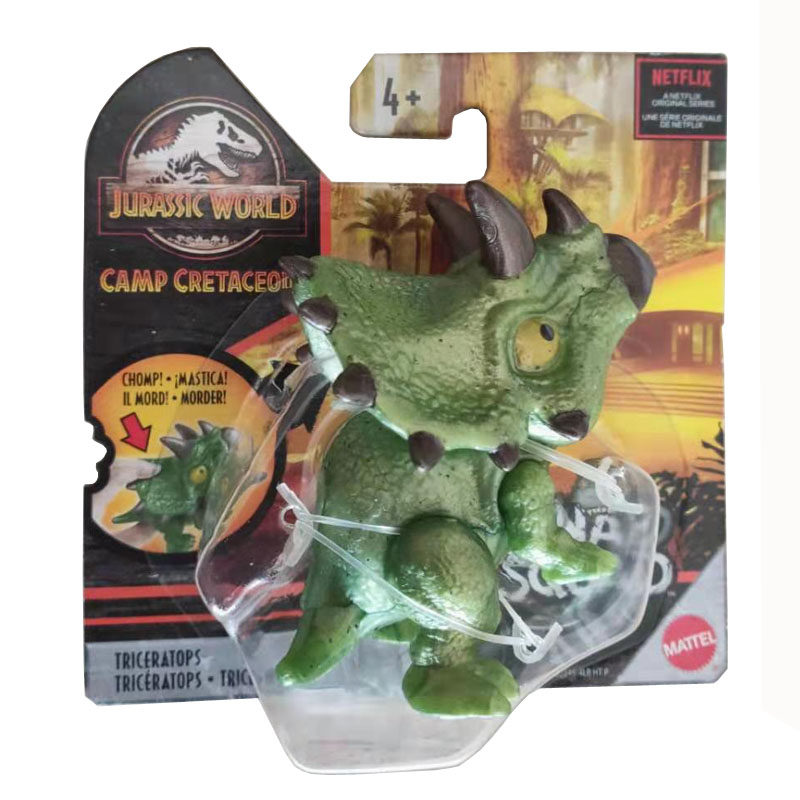 MATTEL 쥬라기 세계 소형 소장품 공룡 벨로시 랩터 티라노사우루스 렉스 미니 보이 장난감 액션 장난감
