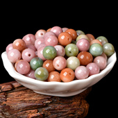 老盐源玛瑙玉髓散珠子diy水晶饰品配件材料串珠圆珠满肉 包邮