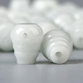 天然A货翡翠三通散珠子diy串珠配珠手串配珠diy串珠文玩佛头配饰