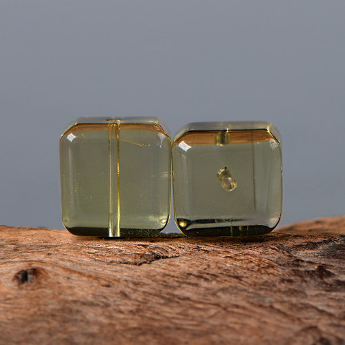 天然水晶柠檬黄水晶方糖DIY饰品