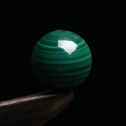 7A天然精选孔雀石圆珠散珠子DIY配饰配件隔珠配珠手链手串单珠