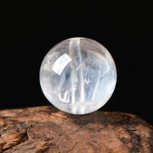 7A正品 蓝针单珠 天然蓝针散珠子串珠DIY手工手链材料首饰男女款