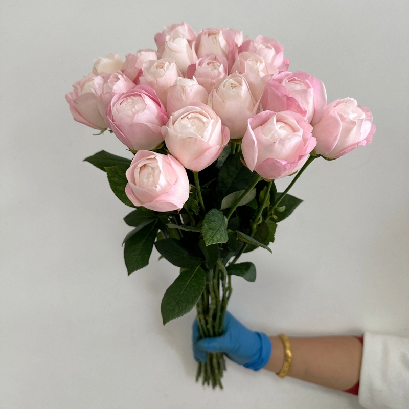 19朵草莓杏仁饼手捧花淡雅清香