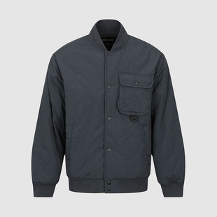 UR国内2025冬季男装休闲风绗缝工装口袋夹克外套UML150080