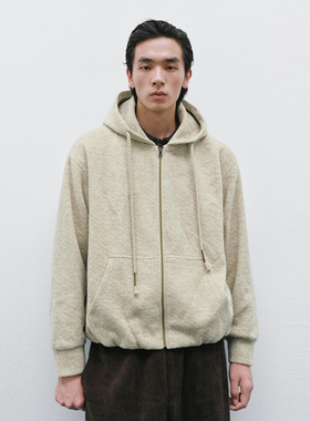 UR国内2025冬季男复古休闲连帽抽绳超宽松夹克外套UML150079