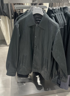 UR国内2025秋季男装时尚气质通勤风质感PU夹克外套UMM150028