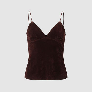 UR国内2026春季女装气质休闲时髦复古通勤V领背心UWA460003