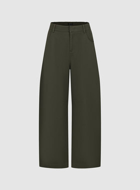 UR国内2025冬季女装琥珀流光风潮流简约插袋弯刀裤UWJ660005