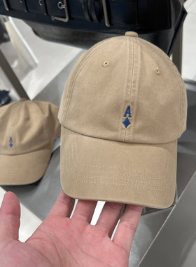 UR国内2025夏季女士时尚百搭复古字母刺绣棒球帽UAYA50197
