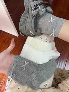 网红立体蝴蝶结透气无骨低帮短筒袜子 女袜街头新款 东大门夏季 薄款