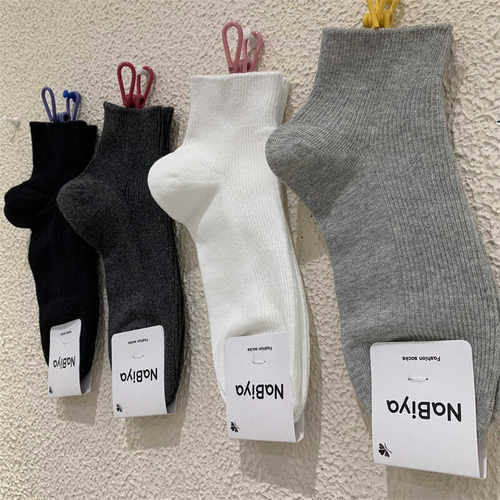 纯色低帮网红月子袜东大门透气
