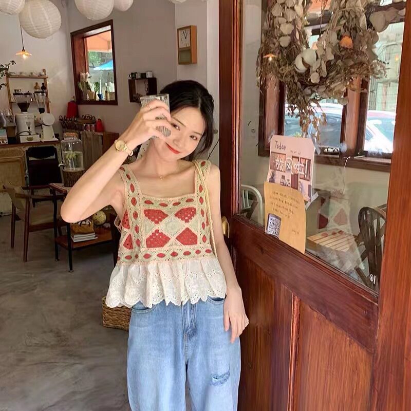 韩版吊带小背心女外穿夏季设计感小众抹胸泫雅风辣妹裹胸无袖上衣