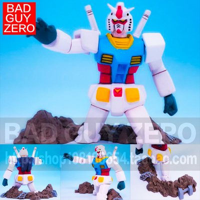 日版 RX-78-2 元祖高达 场景 眼镜厂 手办 非ROBOT魂 万代 一番赏