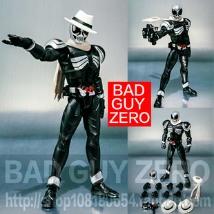 特价 万代 魂限定版 SHF 假面骑士W Skull 水晶骷髅师傅 非真骨雕