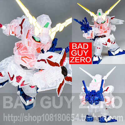 日版万代 一番赏 D赏 40周年透明限定版 UC 独角兽高达 SD BB战士