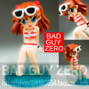 日版 EVA 限定版 明日香 泳装 水着 手办 Q版 SEGA 非 万代 寿屋