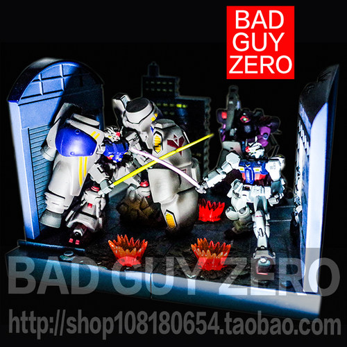 日版 限定版 高达0083 GP01 GP02 大魔 发光 场景 非 RG 万代 FIX