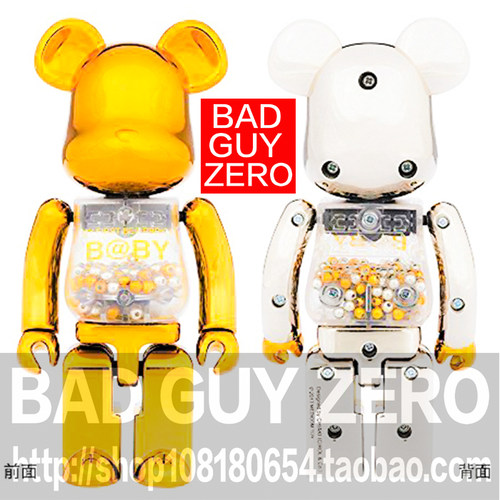 日版万代 超合金千秋金 200% BEARBRICK MY FIRST BE@RBRICK B@BY