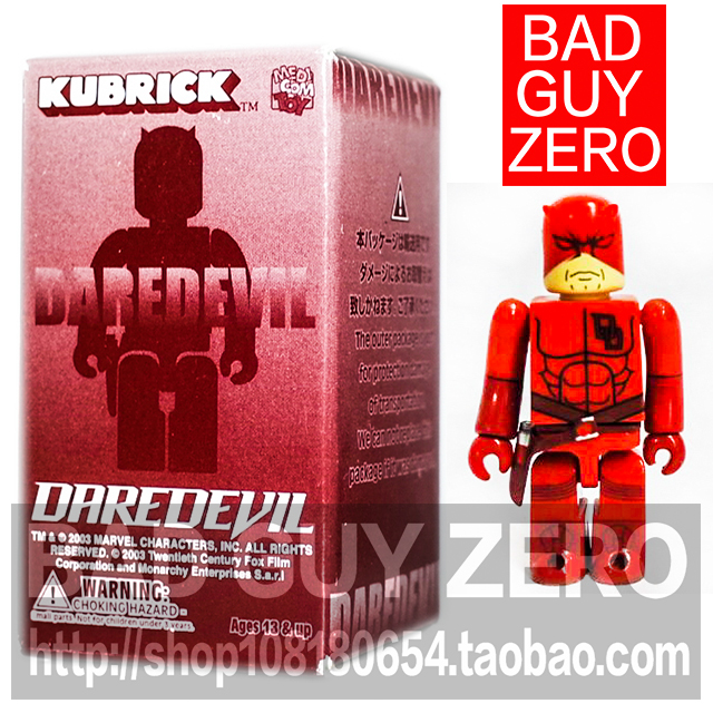 漫威限定版 夜魔侠 超胆侠 MEDICOM TOY KUBRICK 非HOTTOYS FUNKO