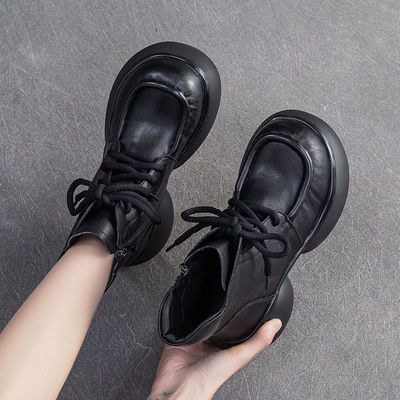 增高新款马丁靴冬季头层牛皮2025