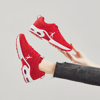体闲土远动品牌乔丹 格兰网红鞋子女夏凉鞋透气气垫跑步运动鞋女