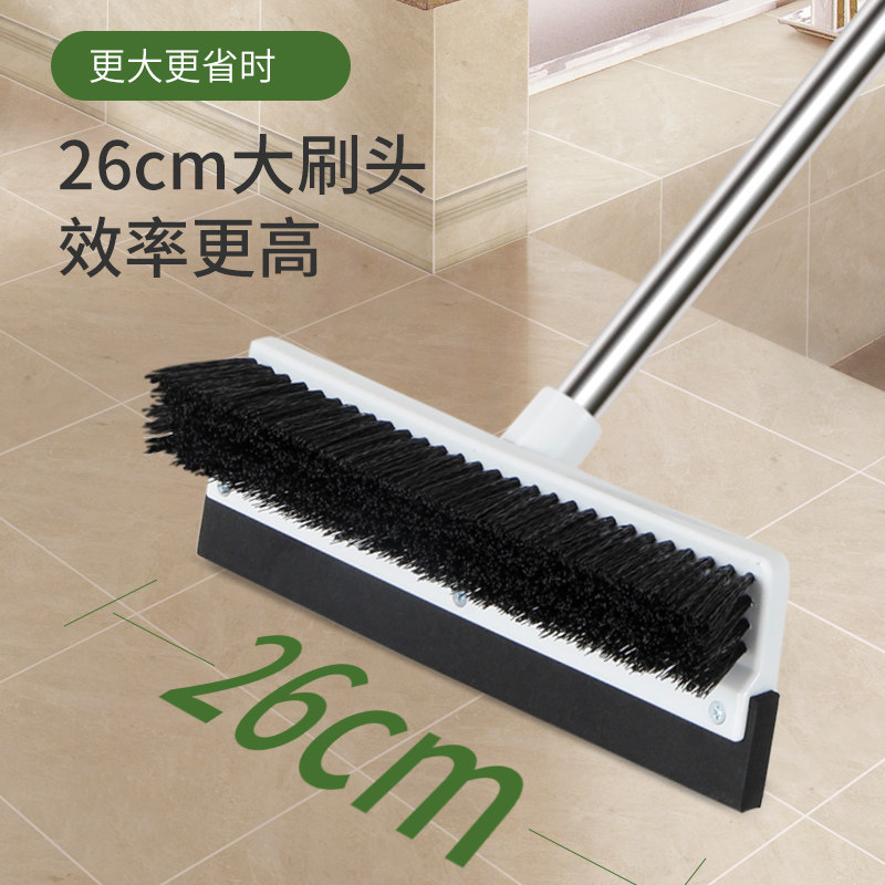 卫生间刷地刷子清洁刷浴室长柄硬毛地板刷不弯腰厕所瓷砖洗刷神器
