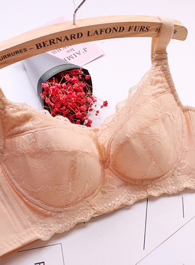 胖MM全罩杯大码内衣薄款调整型文胸90H95D100D95G85H90F110D105CE