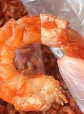 特大开洋金钩海米凤尾虾干淡干虾仁干去壳烤虾干即食福建东山海鲜