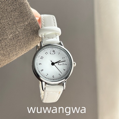 wuwnagwa小清新圆形手表女