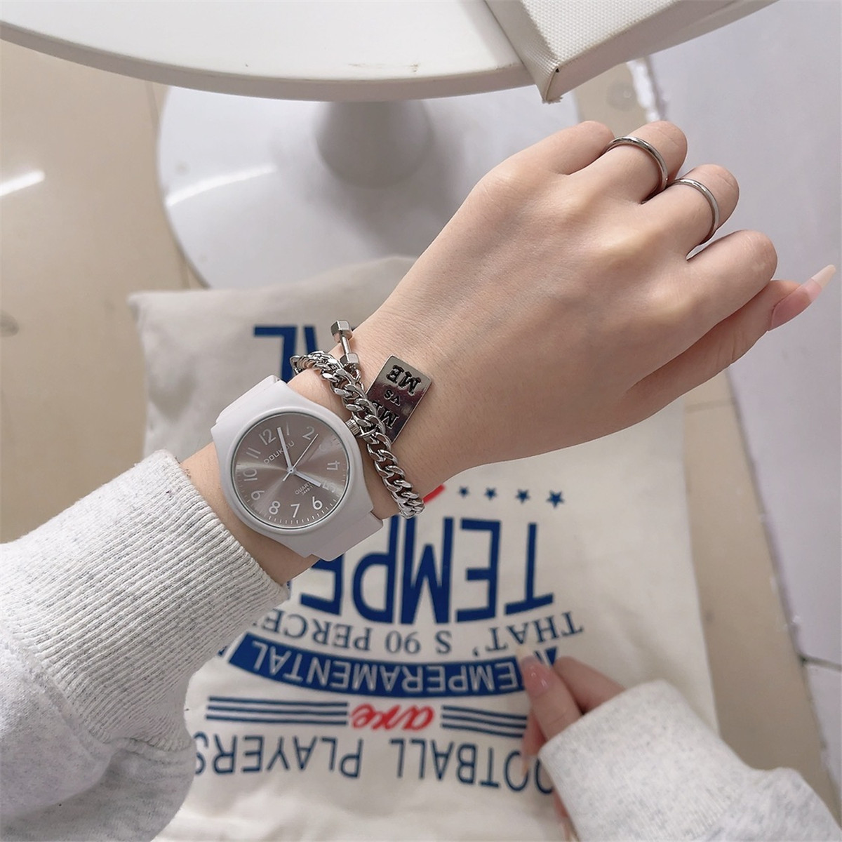 公务员考试专用手表男女款初高中学生简约气质高颜值小众国考电子