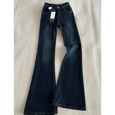 175高个子加长美式复古微喇牛仔裤女辣妹低腰修身显瘦弹力拖地裤