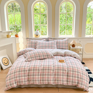 1米2床笠款三件套宿舍床上夏天男生四件套纯棉全棉学生四季通用