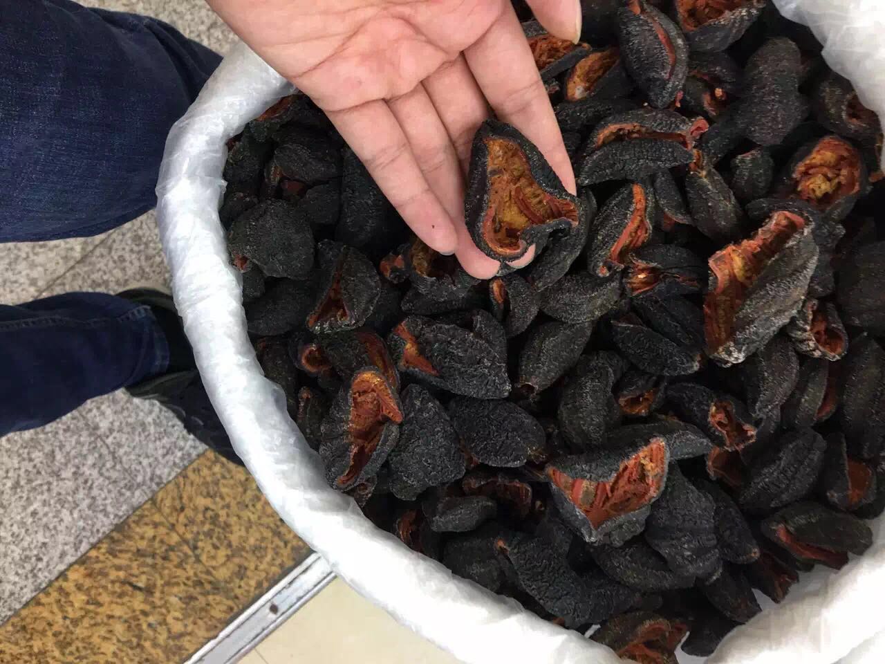 加拿大进口野生红极参淡干海参干货冰岛红参皮叶瓜参刺参250g