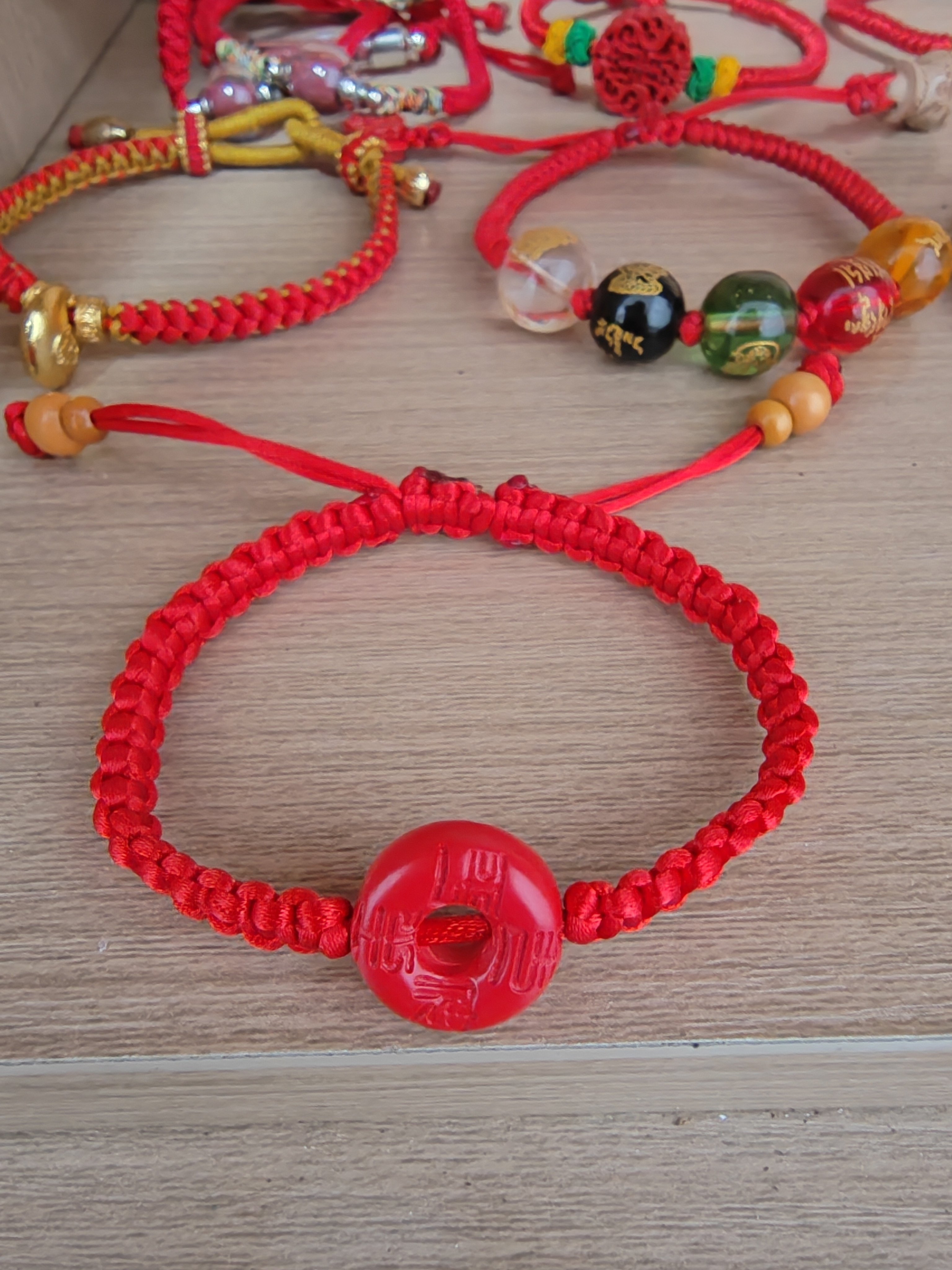 桃木转运珠红绳朱砂平安扣手工编织本命红绳,珠宝/钻石/翡翠,手饰,淘宝优惠券,粉丝福利购,淘宝优惠卷