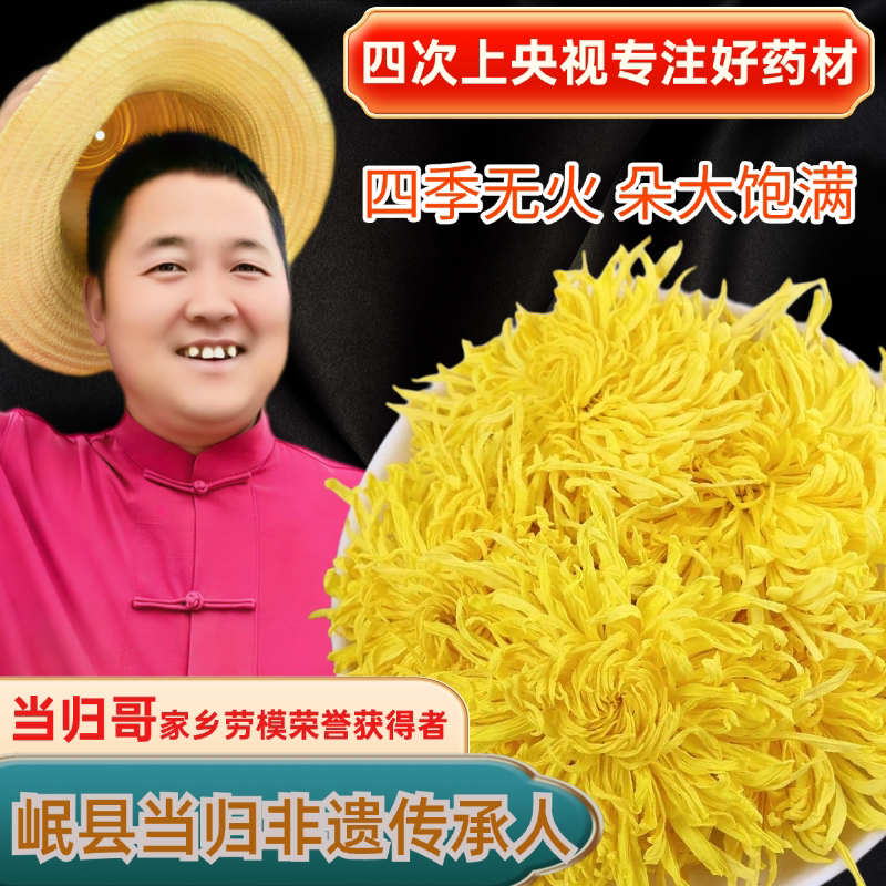 安徽黄山正宗金丝皇菊茶四季无火