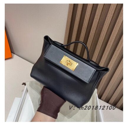 纯手工蜡线2424mini凯莉包进口皮翅膀包单肩斜跨手提双肩包女