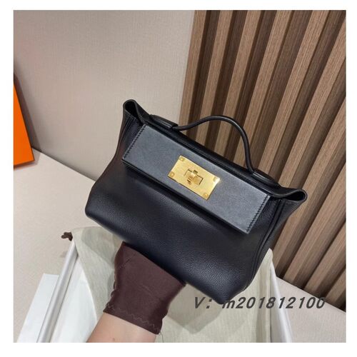 纯手工蜡线2424mini凯莉包进口皮翅膀包单肩斜跨手提双肩包女