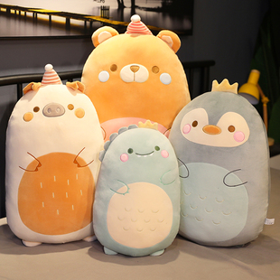 可爱恐龙毛绒玩具公仔超软猪猪玩偶抱枕女生睡觉靠枕娃娃生日礼物