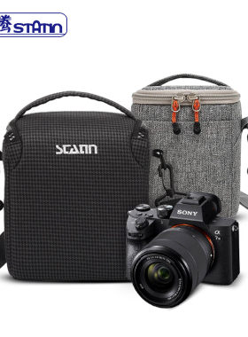 赛腾statin相机包适用佳能R50单反200D R6 90D摄影包R5富士XT5背包XS20索尼A7m4 a7c单肩微单ZVE10尼康保护包
