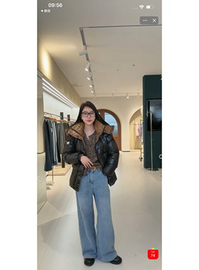 【大晶粉丝专享】冬季植绒直筒裤纯色百搭裤子LYMKYY-K9106