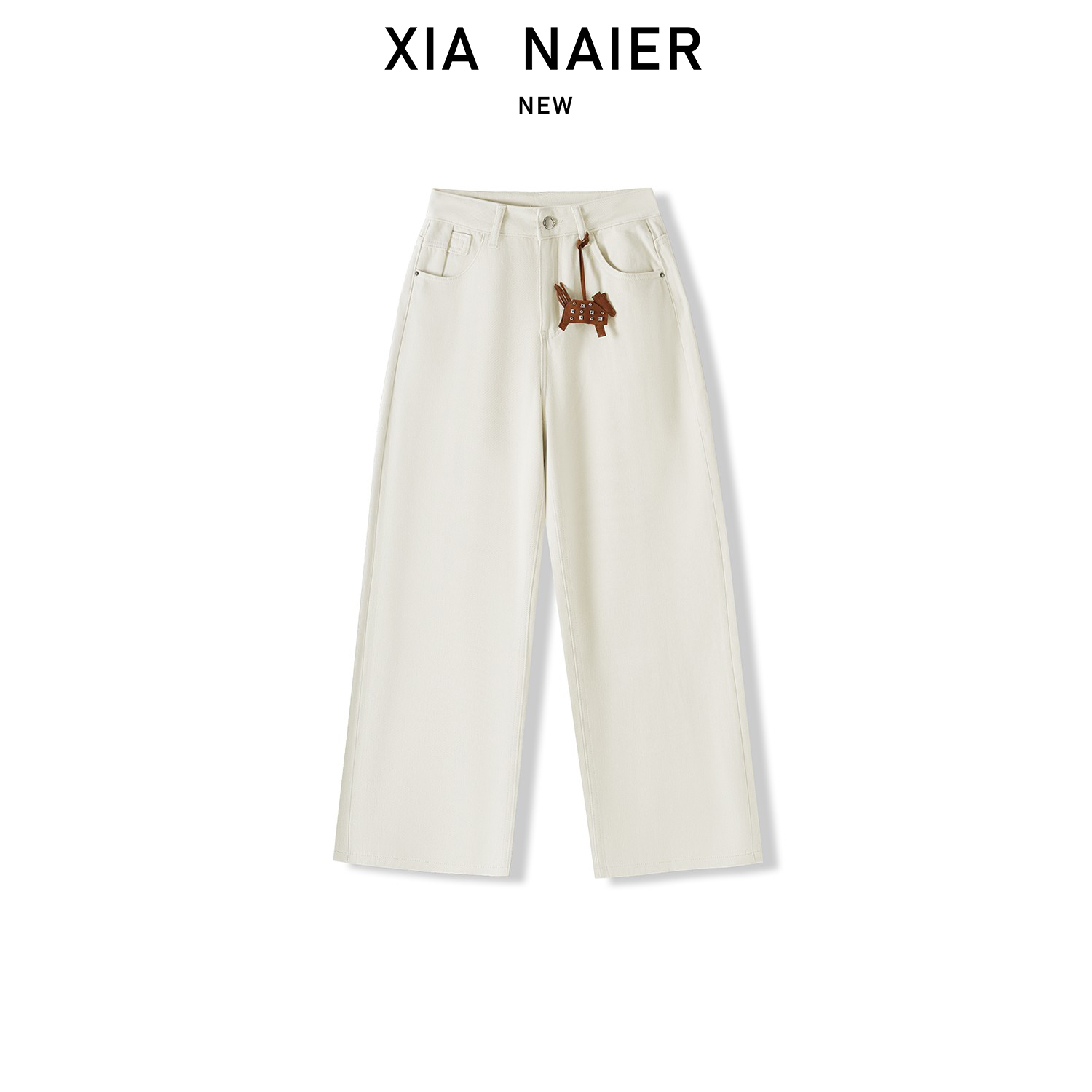 【小夏推荐】冬季植绒直筒裤纯色百搭裤子LYMKYY-K9106