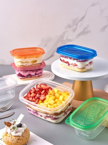包装盒千层甜品水果豆乳便当盒
