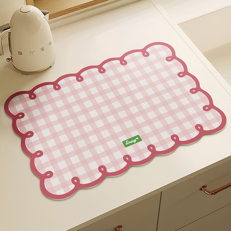 硅藻泥厨房台面沥水垫吧台保护垫桌面吸水速干洗碗盘碗筷水槽垫子,居家布艺,厨房地垫,淘宝优惠券,粉丝福利购,淘宝优惠卷