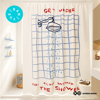 卫生间浴室浴帘干湿防水门帘高档洗澡隔断帘加厚防霉2025新款