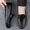 豆豆鞋男2026新款春季真皮透气商务休闲皮鞋一脚蹬软底软皮驾车鞋