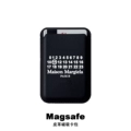 Black-Magnetic Card Holder