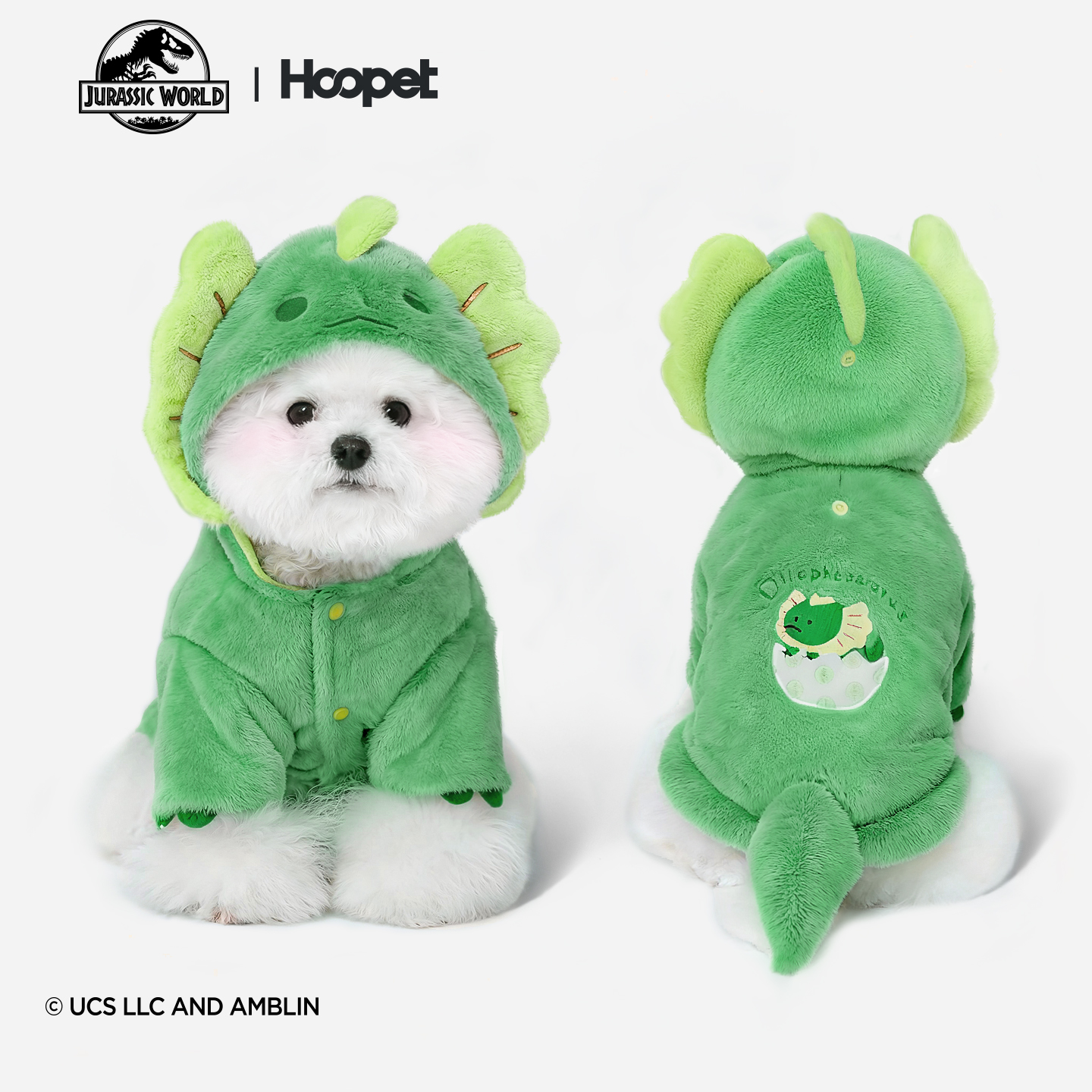 Hoopet联名可爱恐龙衣保暖